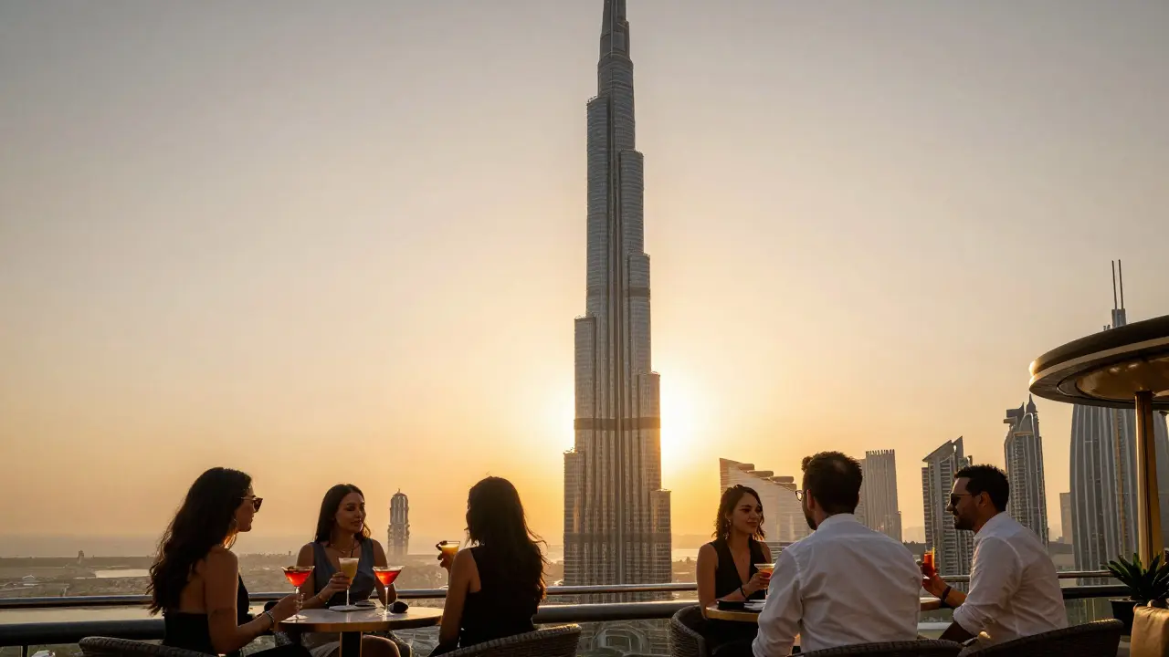 Best Rooftop Bars with a View of Iconic Landmarks in Dubai