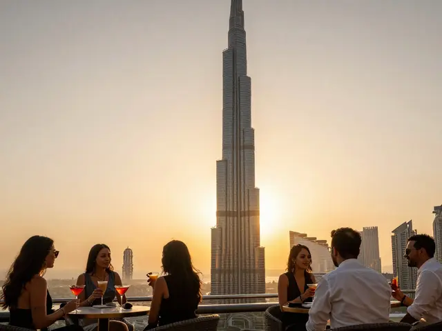 Best Rooftop Bars with a View of Iconic Landmarks in Dubai